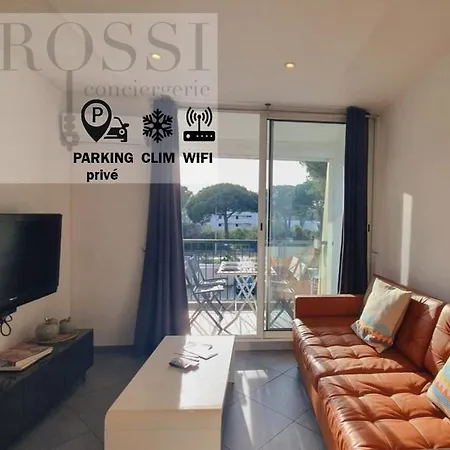 Apartmán Le Nid Ensoleille Avec Parking Prive Clim Wifi - Rossiconciergerie - Linge Inclus